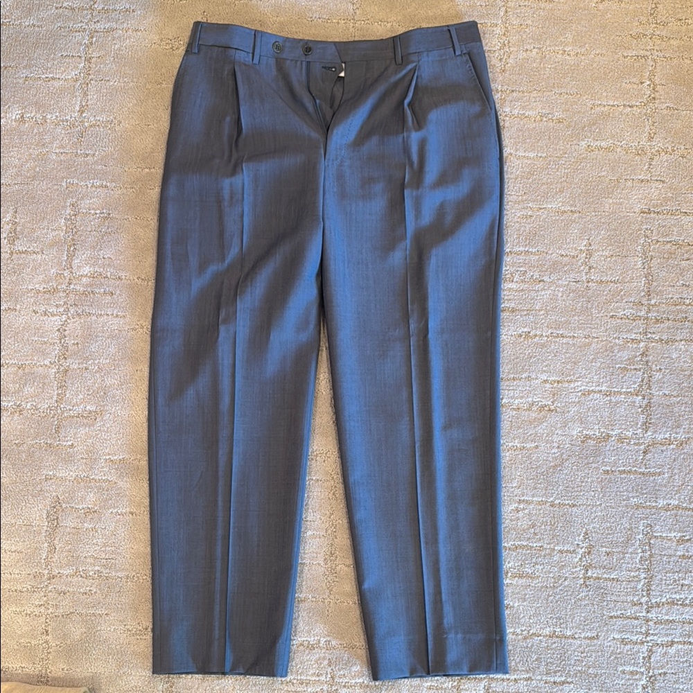 Canali Blue/Gray Dress Pants